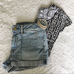 American Eagle High-Waisted Jean Shorts